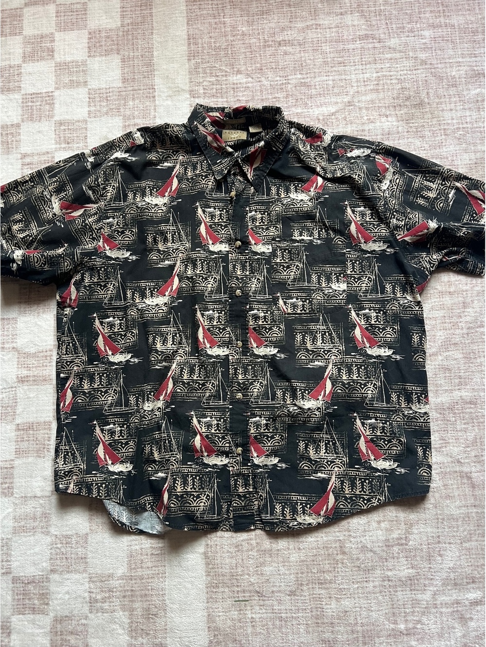 men’s boat button up